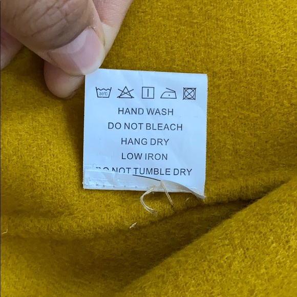 3/4 Sleeve Wool Blend Snap Front Coat - Picture 6 of 6